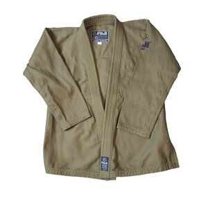 Fuji Kimono Top Sz‎ A1 Green Brazilian Jiu-Jitsu Judo GI Martial Arts Heavy